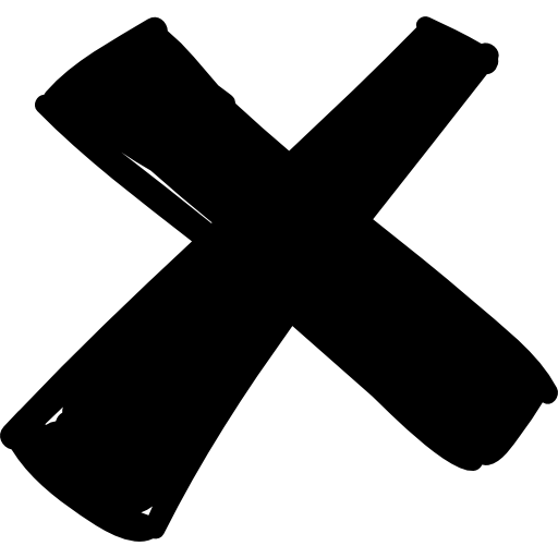 Delete cross